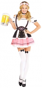 Oktoberfest Wench German Bavarian Beergirl Costume